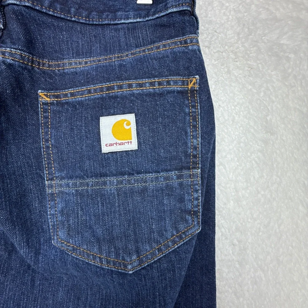 Carhartt BD5119-M Relaxed Fit 5-Pocket Jeans Mens 29x32 Dark Wash Blue Denim NWT